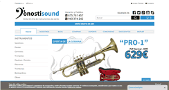 Desktop Screenshot of donostisound.com